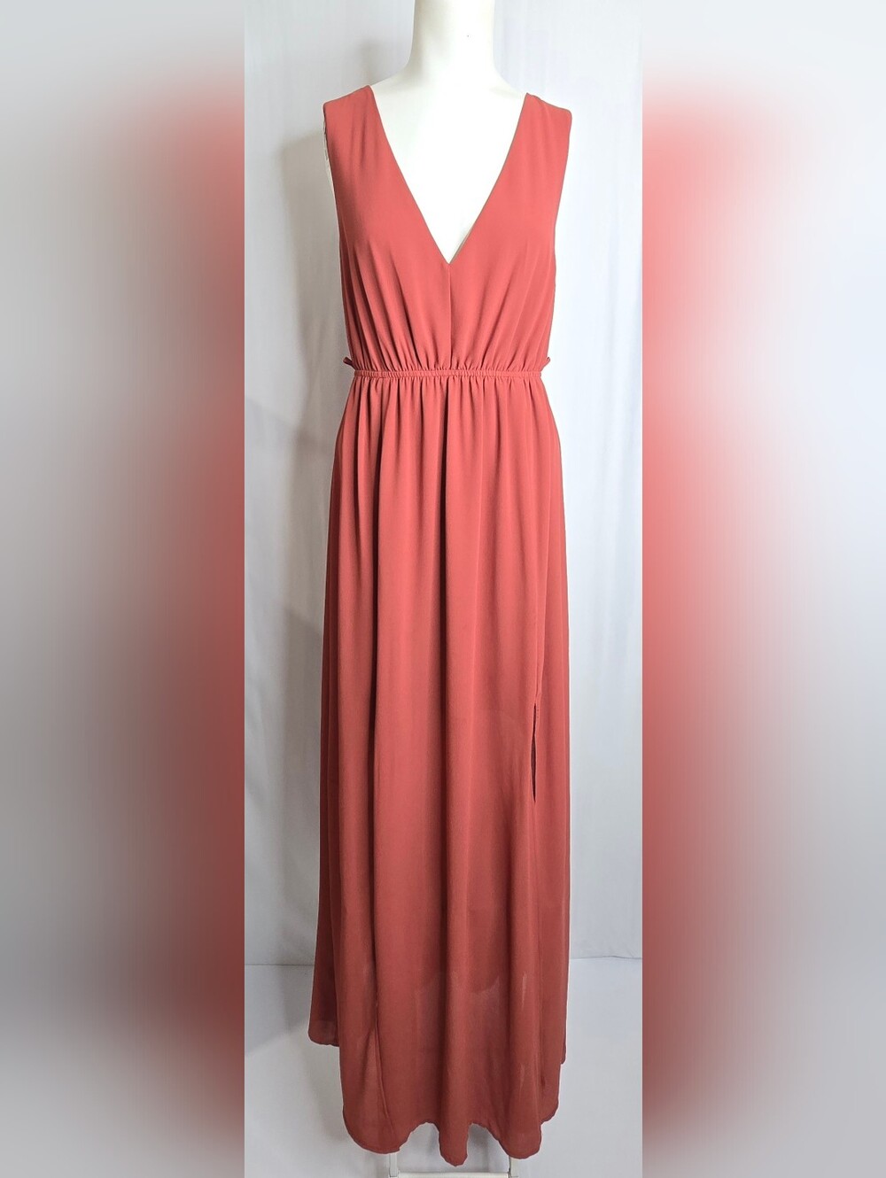 Baltic Born Rust Brown Formal Maxi Dress Wedding Guest NWOT XL